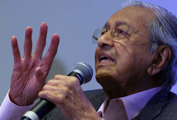 Police record statement from Dr Mahathir