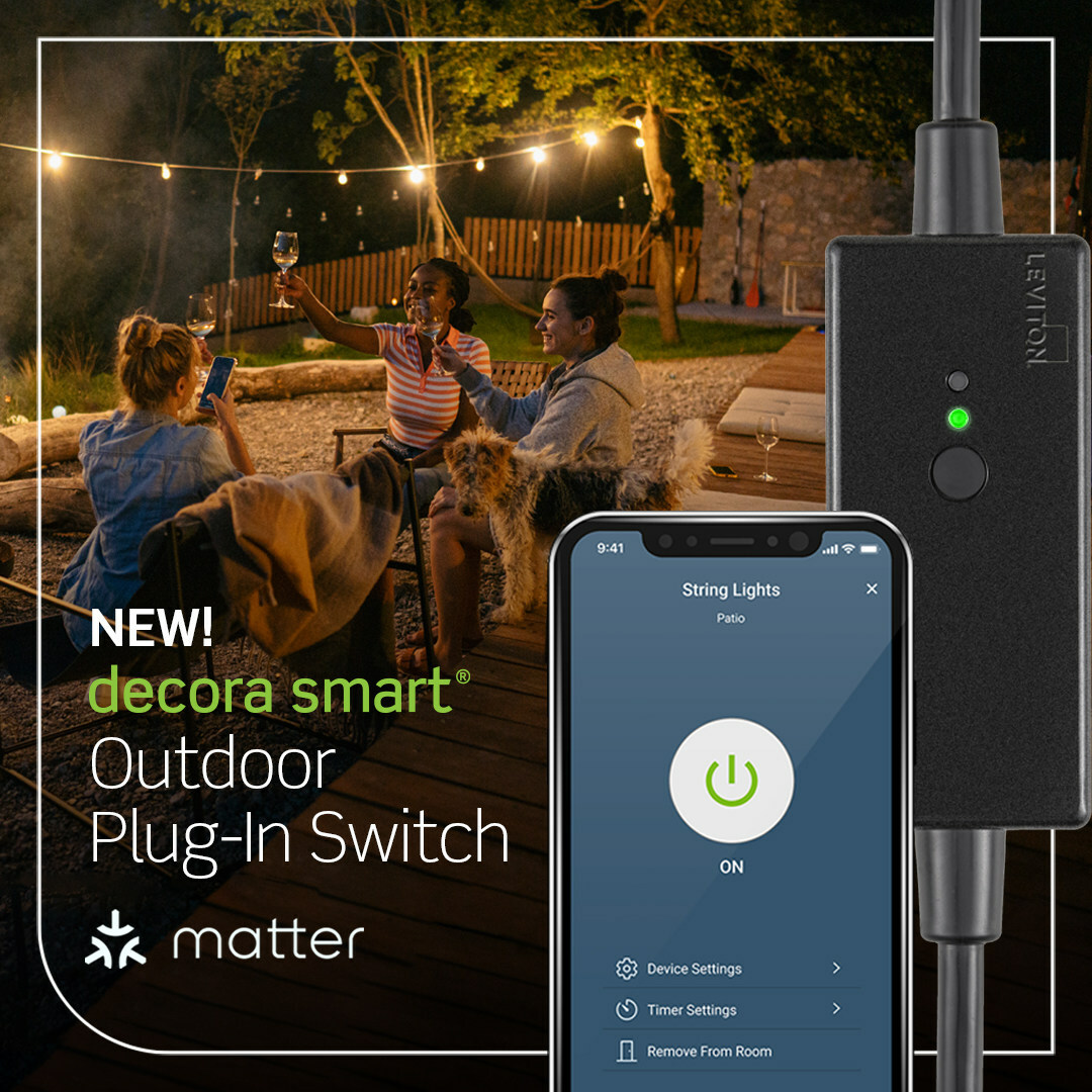 Leviton Heads Outdoors with NEW Decora Smart Wi-Fi