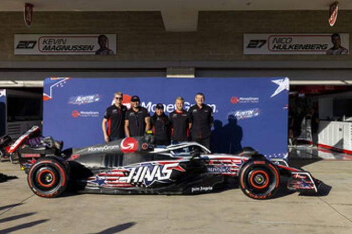 MoneyGram and MoneyGram Haas F1 Team Celebrate Anniversary with Commemorative Racing Livery Spotlighting Customers and Fans