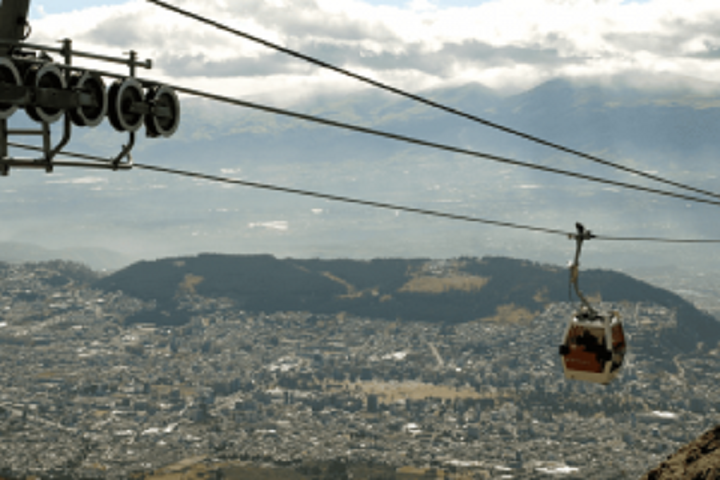 Quito’s cable car, a passport to the clouds